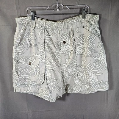 Tommy Bahama Bañador Para Hombres XL Forrado Hawaiano Pantalones Cortos Bolsillos Cortados Defectos Foto 1 de 4