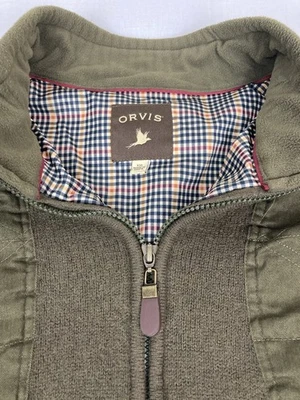 ORVIS 100% WOOL ULTIMATE FOUL WEATHER SHOOTING HUNTING SWEATER GREEN MENS SZ XXL - Image 1 of 4