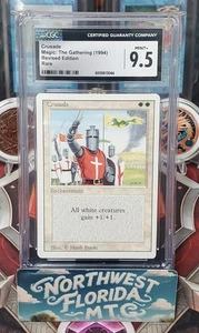 Graded MTG Card - CGC Mint+ 9.5 - 3rd Edition (Revised)  - Crusade - Picture 1 of 1