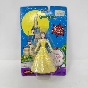 VTG Disney Beauty and the Beast Belle Bend-Ems Figure Just Toys New Sealed - Picture 1 of 8
