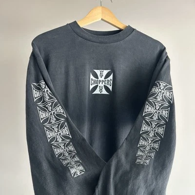 Camiseta De Colección BOTA West Coast Choppers Blanca Jesse Who Manga Larga Rara Foto 1 de 4