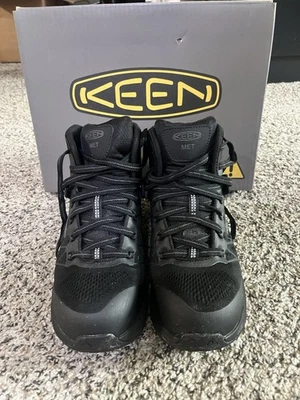 Bota de trabajo impermeable Keen Utility para mujer talla 8 Vista Energy punta compuesta media Foto 1 de 4