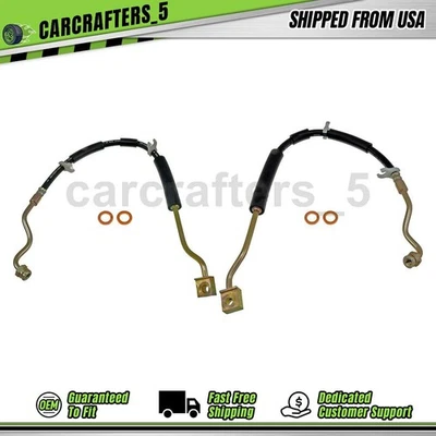 2 mangueras hidráulicas de freno delantero para Ford Ranger 1995-1997 2,3 L Foto 1 de 4