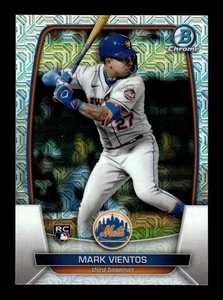 Bowman Mega Box 2023 cromo Mojo refractor RC Mark Vientos #55 NY Mets - Imagen 1 de 2