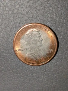 1991 1c Lincoln Penny Missing Copper Coating Plating Error - Picture 1 of 9