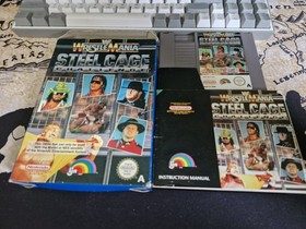 WWF Wrestlemania Steel Cage Challenge Nintendo NES komplettes Spiel, OVP