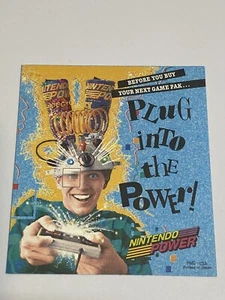 Plug Into The Power! Nintendo Power NES Subscription Insert PMG-USA - Picture 1 of 4