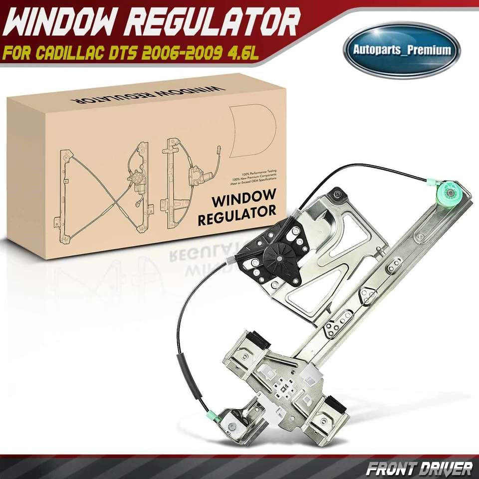Regulador de ventana eléctrica delantero izquierdo para Cadillac DTS 2006 2007 2008 2009 V8 4,6 L Foto 1 de 4
