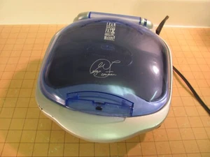 George Foreman Lean Mean Fett Grillmaschine Modell - Brötchenwärmer - blau - Bild 1 von 10