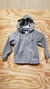 Suéter Athletic Works Niños Niño Con Capucha Cremallera Completa Gris Medio Calentador Talla 4 Niños Pequeños - Imagen 1 de 6