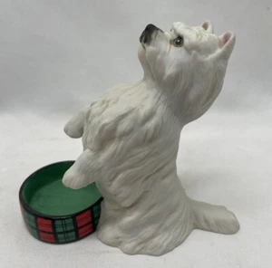 Vintage 1987 West Highland White Terrier World of Puppies Franklin Mint Figurine - Picture 1 of 5