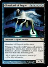 WOTC MtG Shadowmoor Ghastlord of Fugue (R) VG