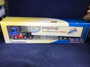 O-53 CARARAMA 1:50 SCALE DIE CAST TRACTOR TRAILER - SCANIA TOPLINE - A.C.K. HAUL - Picture 1 of 7