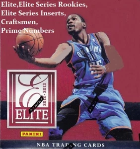 Elite 2012-13, Elite Series Rookies, Insertos Elite Series, Artesanos, Números Prime - Imagen 1 de 144