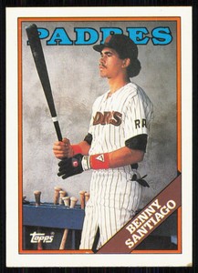 1988 Topps #693 Benny Santiago Near mint or better