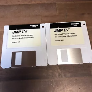 Vintage 1989 Jump In Software for Macintosh SAS Institute - Picture 1 of 2