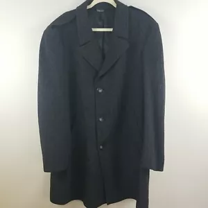 CAPPOTTO UOMO VINTAGE MAITLAND OF ENGLAND GRIGIO ANTRACITE 100% LANA VERGINE TAGLIA L 50 - Foto 1 di 9