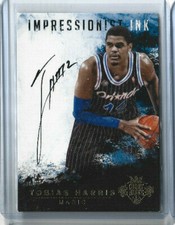 2014-15 Panini Court Kings Ink Impressionist Ink II-TH Tobias Harris 29/99