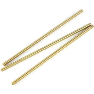 Brass Full Threaded Rod M2-M20 Metric Wire Screw Bar Stud Full Tooth Bolt 250mm - Picture 1 of 6