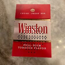 Vintage Winston Cigarette Box AM Transistor Radio - Works