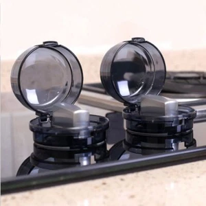 2 Pcs Gas Stove Oven Knob Covers Lid Lock Protector Baby Kitchen Safety Infant - Picture 1 of 9