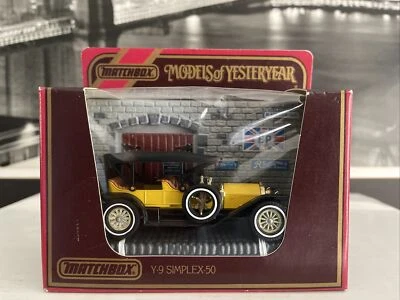 Matchbox Yesteryear #Y9 Simplex 50 New W/ original diorama, made in England 1985 - Image 1 of 4