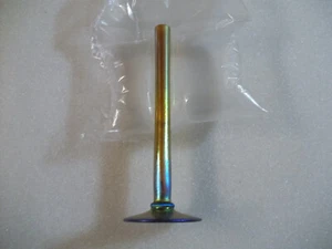 Steuben Gold Aurene Glas Stab Knospe Vase 8 1/4" hoch, Chip auf Oberlippe. - Bild 1 von 17