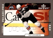 2000-01 Upper Deck MVP SILVER THIRD STARS #133 Eric Desjardins FLYERS