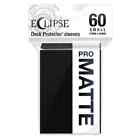 (60-Pk) Ultra Pro Eclipse PRO MATTE JET BLACK Small Deck Protector Card Sleeves