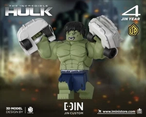 Jin Custom Incredible Hulk Custom LEGO Minifigure Only 99 Made!! 🔥 - Picture 1 of 5