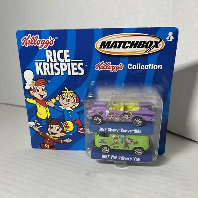 Matchbox Rice Krispies Collection /1967 VW Delivery Van & 1957 Chevy Convertible - Image 1 of 4