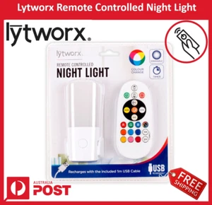New Lytworx Remote Controlled Night Light USB Rechargeable 30 lumens + Free Ship - Bild 1 von 1