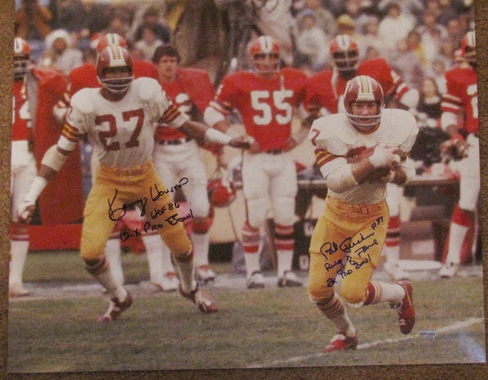 Kenny Ken Houston Pat Fischer dupla assinatura dupla Insc16x20 Washington Redskins  - Imagem 1 de 1