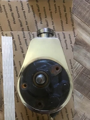 Bomba de dirección asistida Saginaw cromada se adapta a 66-74 GM Chevy AMC algún Mopar? Foto 1 de 4