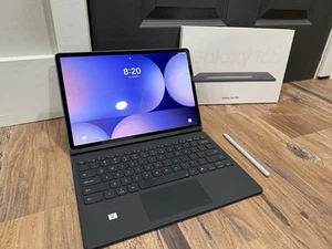 Samsung Galaxy Tab S10+ Plus 256GB, Wi-Fi, Gray w Keyboard/Back Cover Bundle - Picture 1 of 7