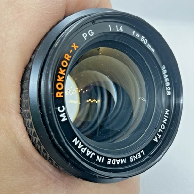 Minolta MC Rokkor x PG 50mm f/1.4 Lens Preown Us Seller for Sony A7 VG - Image 1 of 4