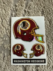 90er NFL STICKER WASHINGTON REDSKINS Vending Sticker Hologramm - Bild 1 von 4