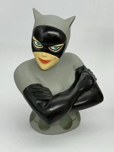 RARE Catwoman 1999 DC Comics Coin Bank 9" Batman Animated Series Rare Vintage - Picture 1 of 6