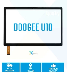10.1" Replacement Touch Screen Digitizer Front Glass for Doogee U10 - Afbeelding 1 van 5