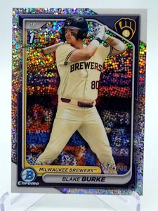 Bowman Draft 2024 - #BDC-95 Blake Burke 1st Sparkle Refractor 74/200 - Imagen 1 de 3