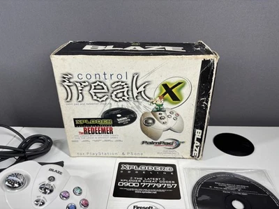 Boxed BLAZE Palm Pad Joy Pad Controller For PlayStation 1  & The Redeemer disc  - Image 1 of 4