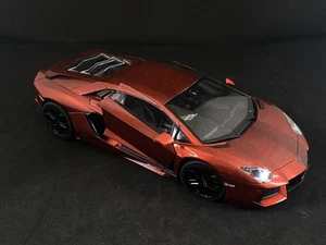 Aoshima 1/24 Lamborghini Aventador Built Model Car Painted 69157rth7 - Picture 1 of 8