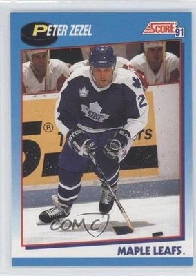 1991-92 Score Canadian Bilingual Peter Zezel #489 - Image 1 of 2