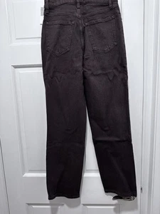 Abercrombie Fitch Curve Love The 90’s Straight Ultra High Rise Brown Jeans 26/2 - Picture 1 of 3