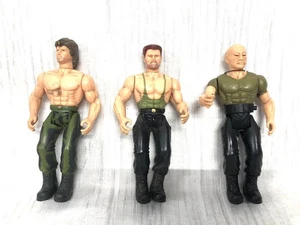VG1 Vintage Figure M-Force Stallone Rambo Commando Schwarzenegger - Imagen 1 de 5