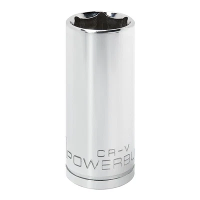 Powerbuilt 1/2 Inch Drive x 1 Inch 6 Point Deep Socket - 642207 - Image 1 of 4