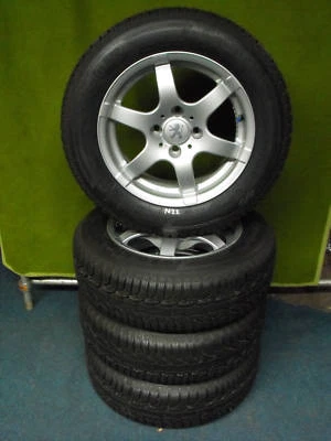4x Peugeot Winterkompletträder 6,5x15 ET25  4x108 (N22) 195/65 R 15 91T - Bild 1 von 2