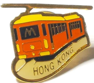 Pin de solapa para coche de tránsito de Hong Kong - Imagen 1 de 2
