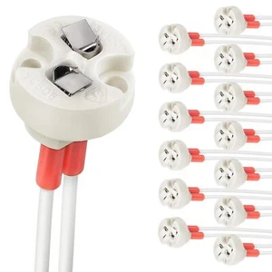 DiCUNO G4 GU5.3 Bi-Pin Ceramic Base Socket MR16 MR11 Halogen Incandescent LED - Picture 1 of 9