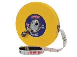 *BOX OF 20 TAPES* Faithfull  FAITM30 closed case ABS fibreglass tape 30m/100ft - Picture 1 of 2